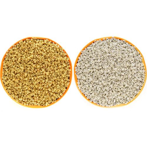 Gold Color D013 Bugle Czech Glass Seed Spacer Beads 1000pcs/lot Austria Crystal Long Tube Beads For Jewelry Making DIY