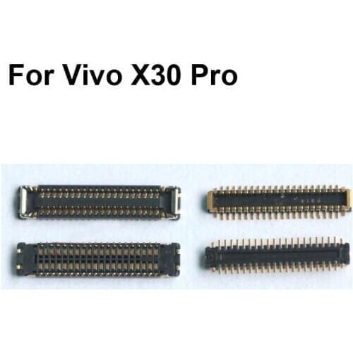 2pcs For Vivo X30 Pro LCD display screen FPC connector For Vivo X 30 Pro logic on motherboard mainboard X30Pro
