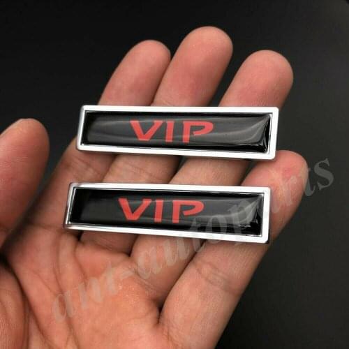 2x VIP Luxury Car Fender Trunk Emblem Badge Motorcycle Sticker Fairing