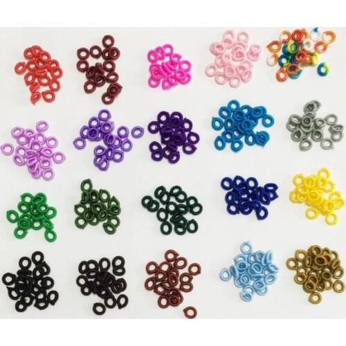 200 Pieces braided rings connectors pineapple knots for handmade DIY bracelet