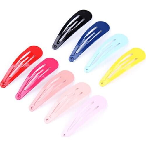 5pcs Hair Clips 2 Inch Snap No Slip Metal Hair Clip Barrettes Metal Hairclips