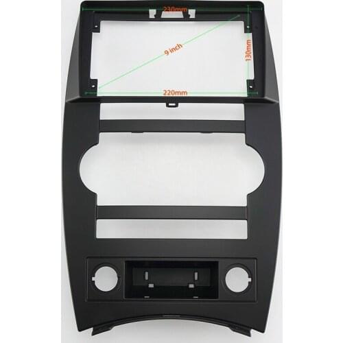 9 inch Fasxia Car Audio Frame Car Radio Fascia,gps navigation fascia panel is suitable for 2007-2008 JEEP COMMANDER