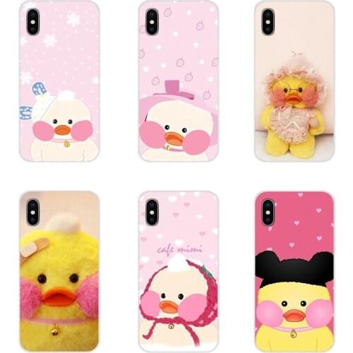 Accessories Phone Shell Cover cute cartoon Mimi yellow duck For Xiaomi Redmi 4A S2 Note 3 3S 4 4X 5 Plus 6 7 6A Pro Pocophone F1
