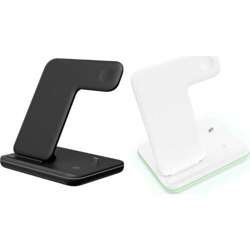 Wireless Charging Stand – 3 in 1 Fast Charger Holer – Qi Charging Station Dock Compatible with i Watch/Air Pods Headset X7JC