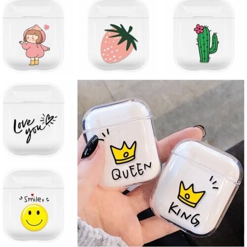 Cute Lovely Soft Earphone Case For Airpods 2 1 Case Shockproof Wireless bluetooth Headset For Air Pods 2 Protection Case Shell