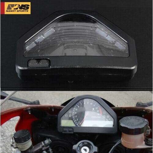 Black Motorcycle Speedometer Tachometer Case Cover for Honda CBR1000RR 2004-2007
