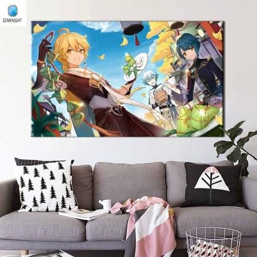 Digital paint by numbers Chinese style painting pictures diy digital painting gift for kids anime posters
