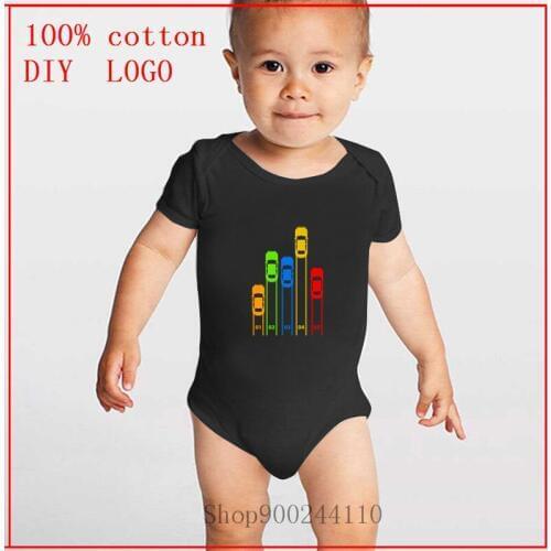 Newborn Baby Bodysuit Baby Summer Boys Girls Jumpsuit Short Sleeve auto car racing Clothes Infant Short Sleeve Romper Outfits