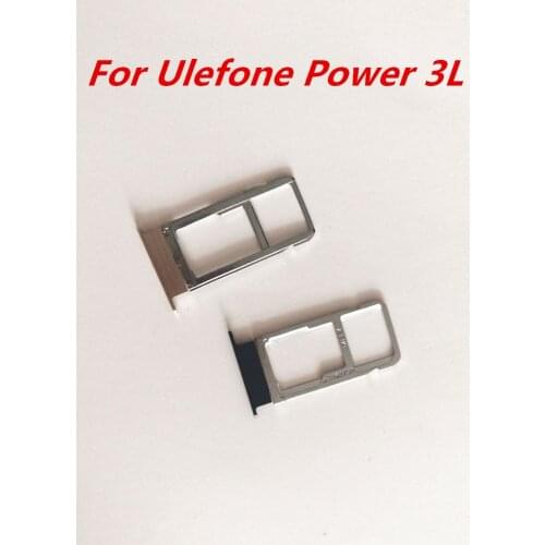 For Ulefone Power 3L New Original SIM Card Slot Card TF Tray Holder Adapter Replacement For Ulefone Power 3L 6.0inch Cell phone