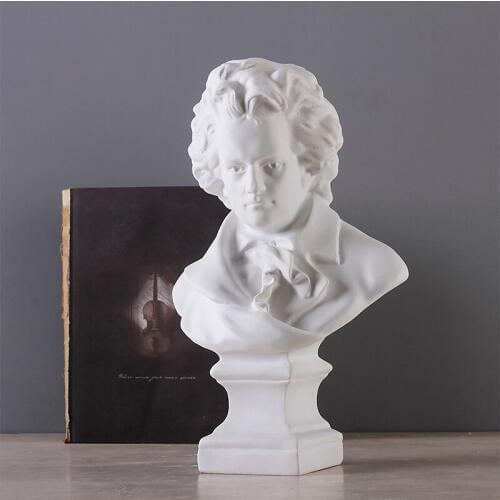 European creative simple Beethoven plaster statue art crafts The living room entrance office decoration free shipping