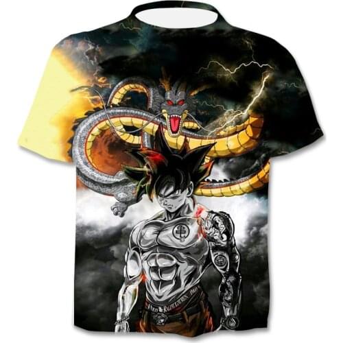 New mens t-shirt summer anime Harajuku top summer 3D mens t-shirt fashion boy clothing to increase street clothing XXS-6XL