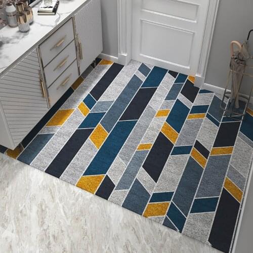 Parlor Indoor Door Mat Carpet Cuttable Non-slip PVC Mats Carpet Household Entrance Door Mats Custom Pattern Kitchen Mat Bath Mat