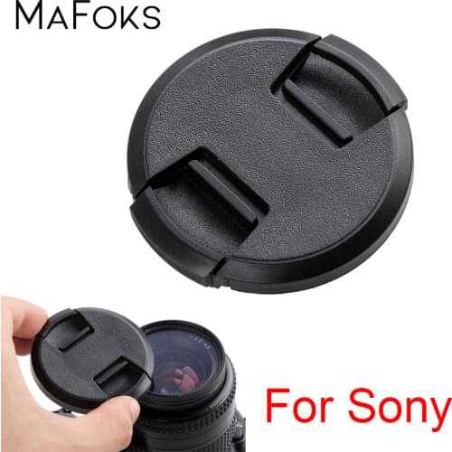 Lens Cap 40.5 49 52 55 58 62 67 72 77 82 mm Center Pinch Snap-on Cap Cover for Sony Lens Alpha A7 a9 A7II A7r A7RII A6000 A3000