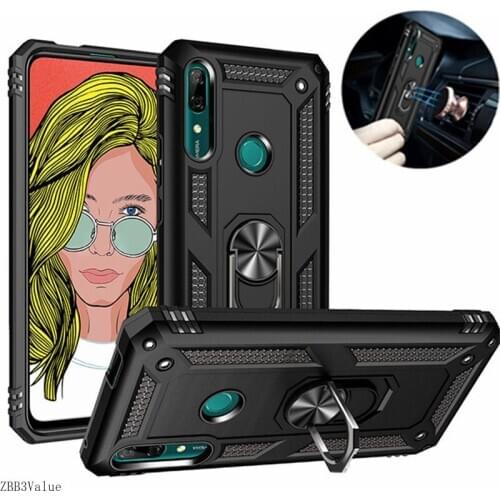 For Huawei P Smart Z Case Magnet Car Ring Case for Y5 Y6 Y7 Pro Y9 Prime 2019 honor 8S 10 Mate 20 30 Lite P20 P30 P40 Pro+ Plus