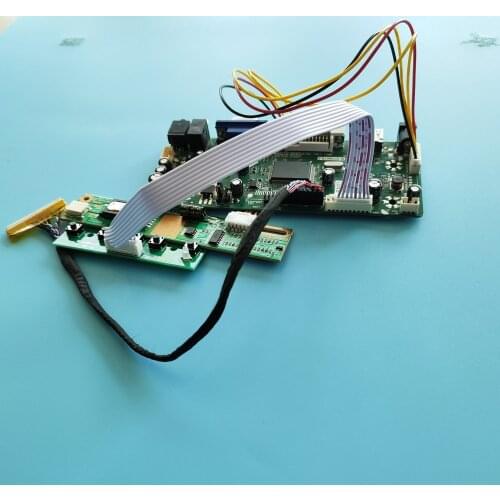 Kit for B156XW01 V.0 VGA Signal Controller board DVI HDMI Screen Driver 1 lamps LVDS 1366X768 30pin Display Panel 15.6"