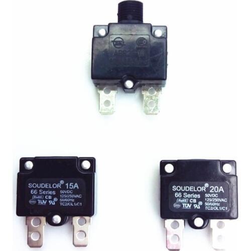 Childrens Electric Vehicle Battery Automatic Reset Relay Fuse,Short Current Overload Protector Kids Electric Car Accessories