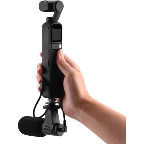 3.5mm Wired Microphone Gimbal Camera Mic for DJI Pocket 2 Audio Recording Live Chatting Gaming Podcast Recording