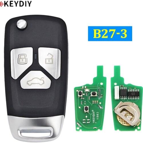 KD900 KD900+ URG200 Mini KD KD-X2 Remote Control 3 Button KD Remote Car Key B27-3