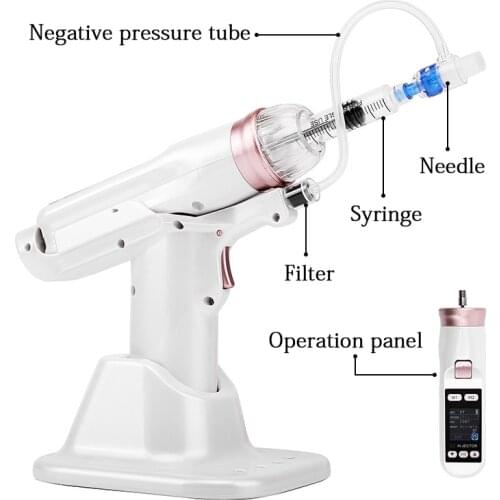 RF Vanadium Titanium Hydraulic Machine Mesotherapy Filter Meso Injector Gun Anti-aging Rejuvenation Machine for Eyes Face Body
