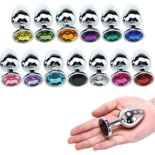 Adult Game Silicone Anal Plug Jewelry Dildo Vibrator Sex Toys for Woman Prostate Massager Bullet Vibrador Butt Plug For Couple