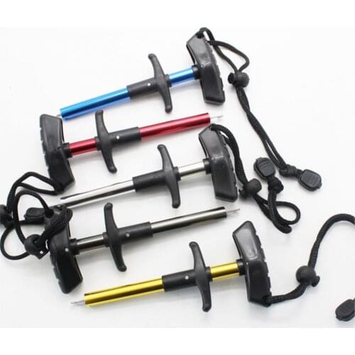 17cm S Size T-Shaped Portable Metal Fish Lure Hook Extractor with Anti-lost Rope Lure Hook Extractor