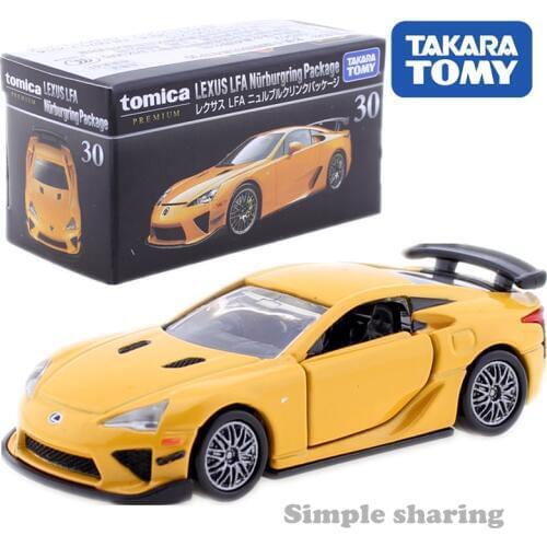 Takara Tomy Tomica Premium No.30 Lexus LFA Nurburgring Package 1:62 Roadster Car Model Kit Diecast Miniature Baby Toy Hot Bauble