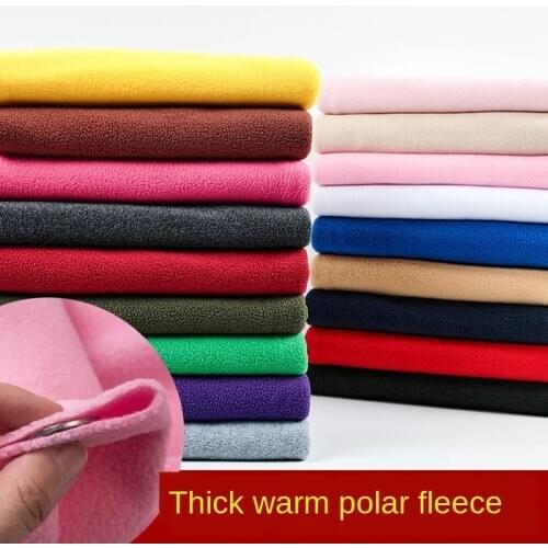 Thicken Soft and Warm Polar Fleece White Clothing Thickened Diy Short Plush and Velvet Lining Coral Fleece Fabric for Sewing