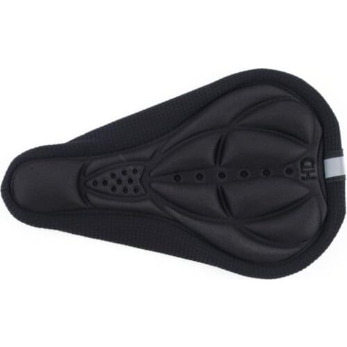 MTB Mountain Bike Cycling Thickened Extra Comfort Ultra Soft Silicone 3D Gel Bike Pad Cushion Cover Bicycle Saddle Seat 4 Colors