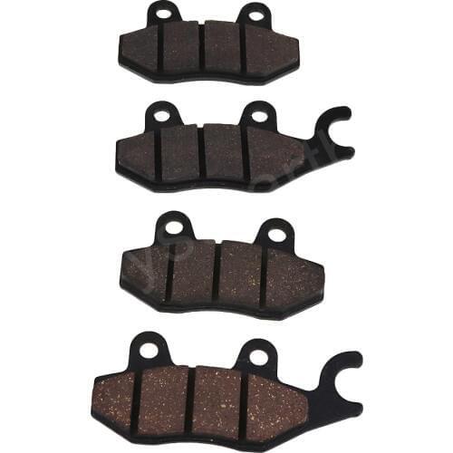 4pcs/set Motorcycle Front & Rear Brake Pads For Kawasaki EX 250 (Ninja 250 R) 2008-2012, EX 300 Ninja 2013 2014 2015 2016