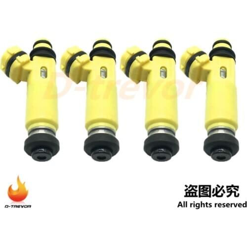 4PCS OEM 195500-4450 Fuel Injector Nozzle for 2004-2008 Mazda RX-8 1.3L R2 N3H313250A 4G2018