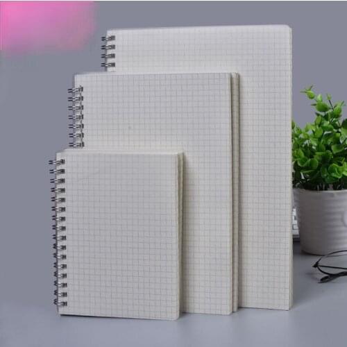 A5 Bullet Notebook PP Cover Grid Time Management Blank Book Spiral Journal Weekly Planner School Office Supplies Agenda