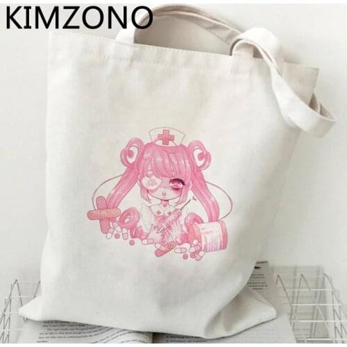 Harajuku Anime shopping bag handbag bolso reusable bolsa bag bolsas reutilizables boodschappentas bolsas ecologicas ecobag cabas