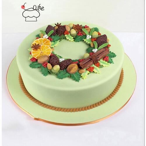 Aouke Molds Pine cones silicone mold fondant mold cake decorating tools chocolate gumpaste mold