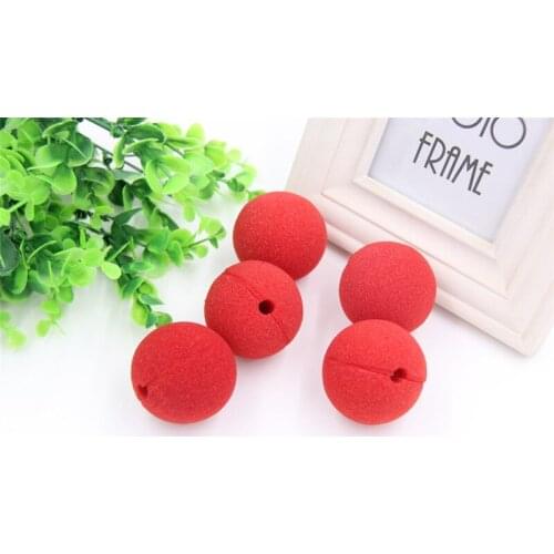 Circus Party Comic Christmas Halloween Costume Favor Supplies Decorations Fun Foam Clown Nose 5z