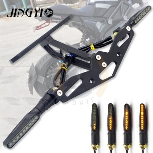 For honda cb190r benelli tnt 125 cbr650f vespa sprint CNC Motorcycle accessories License Registration Plate Holder tidy