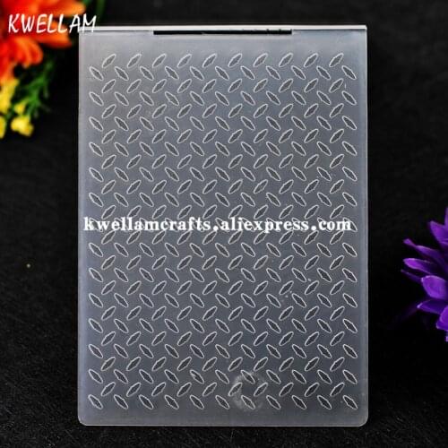 Geometric Patterns Plastic Embossing Folder For Scrapbook DIY Album Card Tool Plastic Template 10.6x14.5cm KW7073105