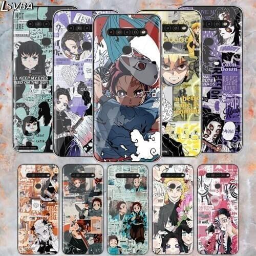 Kamado Nezuko Kimetsu No Yaiba For LG W30 W10 V50S V50 V40 V30 K50S K40S K30 K20 Q60 Q8 Q7 Q6 G8S G8X G7 G6 ThinQ Phone Case