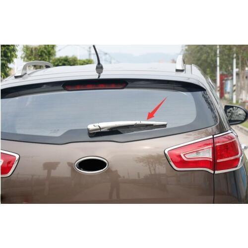 For KIA Sportager 2011 2012 2013 2014 ABS Chrome Rear window wiper cover Trim 2011 2012 2013 2014