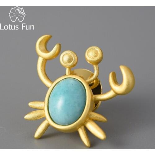 Lotus Fun Silver Brooches For Clothes