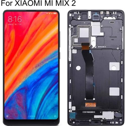 New 5.99 '' Mix2 Lcd For Xiaomi Mi Mix 2 LCD With Frame LCD Display Touch Screen Digitizer Assembly For Xiaomi Mix2 Lcd