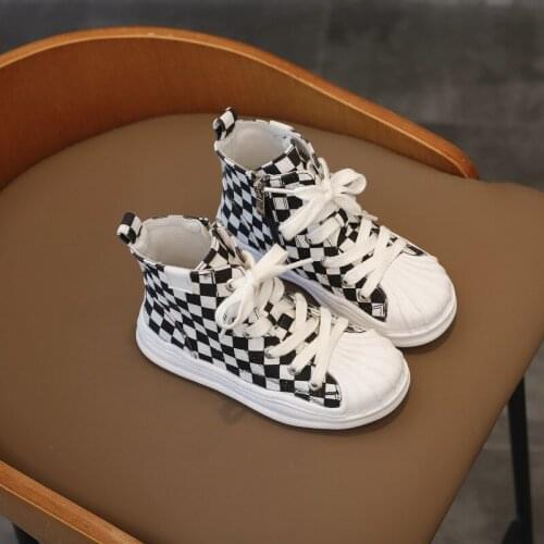 Kids Shoes Soft-soled Canvas Shoes for Boys Girls New Childrens Casual Shoes 2021 Autumn Fashion Simple Flats Fashion All-match