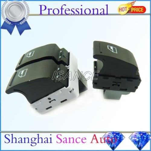 ISANCE Electric Power Window Switch 7E0959855 A For VW Transporter T5 T6 2005 2006 2007 2008 2009 2010 2011 2012 2013 2014