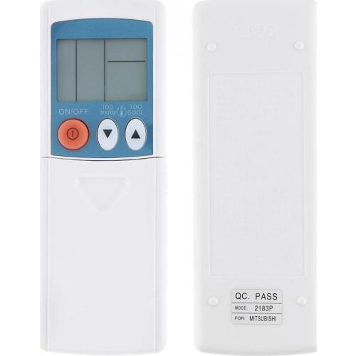 Kelang RF Air Condition Remote Control with Clamshell Panel Suitable and 10M Control Distance for Mitsubishi 2183P