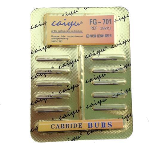 Dental Tungsten Steel FG Dental Carbide Burs for Surgical teeth cleaning tools 10 pcs