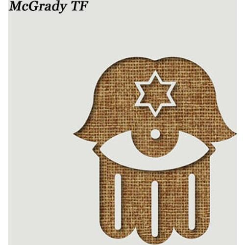 Hamsa Shape Cake Stencil Stencils for DIY Scrapbooking Cake Decorating Tools Craft Cake Mould DIY Mold Bakeware Tools Cake Tools