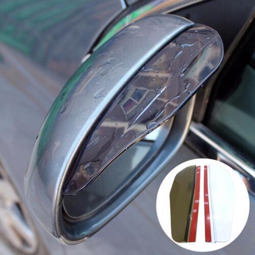 2x Auto mirror Rain Shield shade cover protector Car Rain Visor For Hyundai solaris accent i30 ix35 i20 elantra santa fe tucson