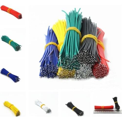 50-100pcs Tin-Plated Breadboard,PCB Solder Cable,26AWG 7.8cm Fly jumper Cable,1007-26AWG Tin Conductor Wires Connector Wire Diy
