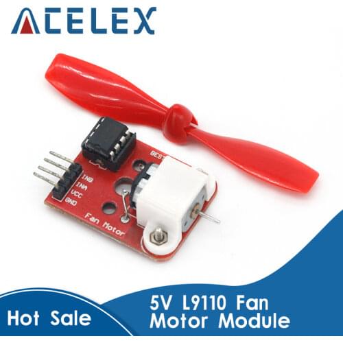 5V L9110 Fan Motor Module Fan Propeller Firefighting Robot For Arduino DIY