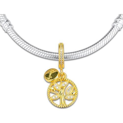 Charms Fits for Pandora Bracelets 100% 925 Sterling Silver Jewelry Shine Family Heritage Beads Free Shipping