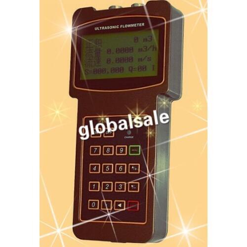 FREE SHIPPING DN15-700mm -40-90 degree TUF-2000H-TM-1+TS-2 Ultrasonic Flow Meter Flowmeter